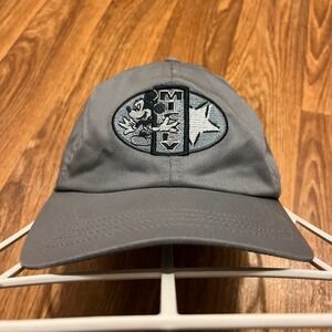 Vtg Mickey Mouse Baseball Hat Cap Gray Classic Character Embroidered